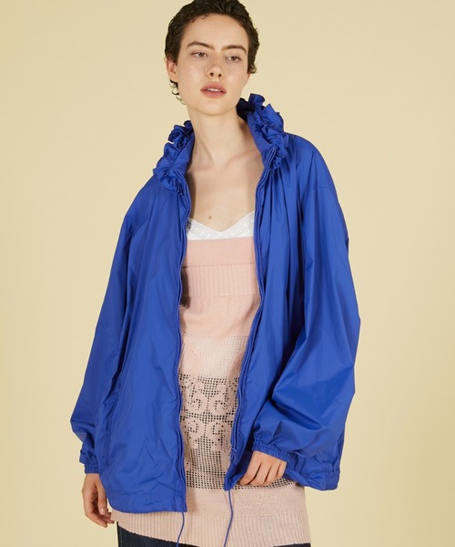 crinkle crinkle crinkle(クリンクルクリンクルクリンクル)の「ポケッタブルウインドブレーカー / 【crinkle crinkle crinkle griguri】 pocketable wind breaker(ブルゾン・レディース・ブラック/レッド/ブルー・FREE)」の2枚目の写真