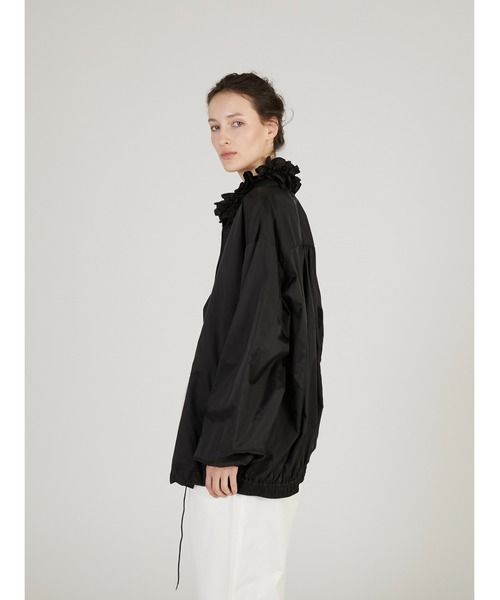 crinkle crinkle crinkle（クリンクルクリンクルクリンクル）の「【crinkle crinkle crinkle】【griguri】pocketable wind breaker/ポケッタブルウインドブレーカー（ブルゾン・レディース・ブラック/レッド・FREE）」の10枚目の写真