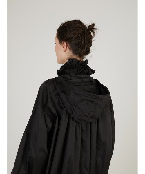 crinkle crinkle crinkle（クリンクルクリンクルクリンクル）の「【crinkle crinkle crinkle】【griguri】pocketable wind breaker/ポケッタブルウインドブレーカー（ブルゾン・レディース・ブラック/レッド・FREE）」の14枚目の写真