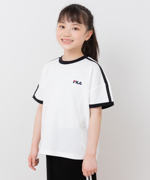 FILA（フィラ）の「〈フィラ〉デザイン半袖Tシャツ（Tシャツ/カットソー・キッズ・C/F/E/D/H/A/I/G/B・130cm/120cm/110cm/100cm）」の4枚目の写真