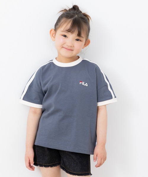FILA（フィラ）の「〈フィラ〉デザイン半袖Tシャツ（Tシャツ/カットソー・キッズ・C/F/E/D/H/A/I/G/B・130cm/120cm/110cm/100cm）」の5枚目の写真