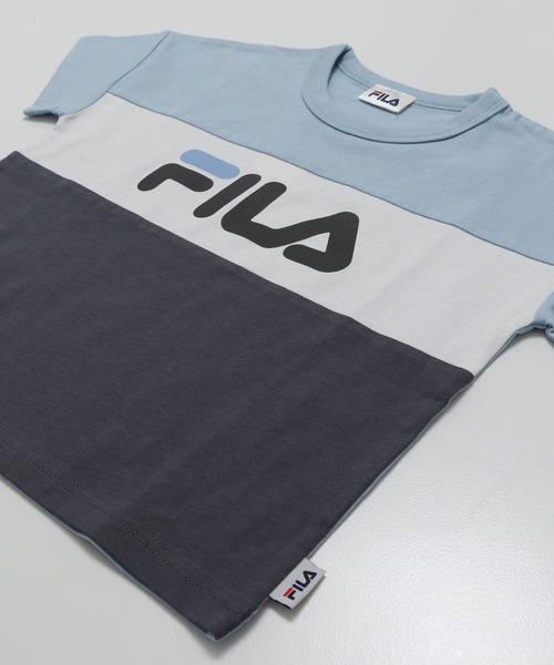 FILA（フィラ）の「〈フィラ〉デザイン半袖Tシャツ（Tシャツ/カットソー・キッズ・C/F/E/D/H/A/I/G/B・130cm/120cm/110cm/100cm）」の15枚目の写真