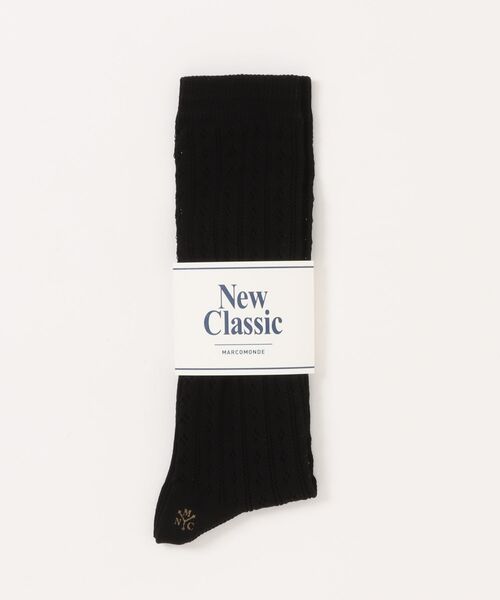 MARCOMONDE(マルコモンド)の「【MARCOMONDE】eyelet socks 120IR-30C(ソックス/靴下・レディース・ダークグリーン/ホワイト/ダークブラウン/ライトイエロー/ブルー/ブラック・FREE)」の3枚目の写真