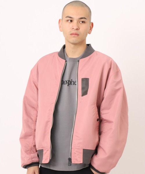 atmos(アトモス)の「atmos Reversible Flight Jacket / アトモス リバーシブル フライト ジャケット(その他アウター・メンズ・ブラック/グリーン系カモフラージュ/グレー系カモフラージュ・M/XL/L)」の7枚目の写真