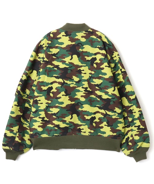atmos(アトモス)の「atmos Reversible Flight Jacket / アトモス リバーシブル フライト ジャケット(その他アウター・メンズ・ブラック/グリーン系カモフラージュ/グレー系カモフラージュ・M/XL/L)」の22枚目の写真