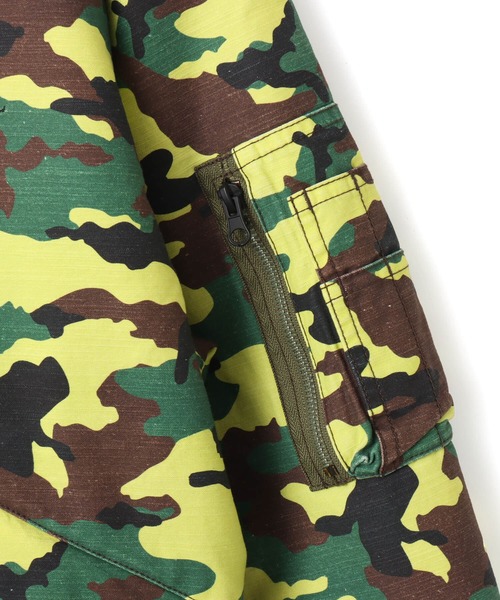 atmos(アトモス)の「atmos Reversible Flight Jacket / アトモス リバーシブル フライト ジャケット(その他アウター・メンズ・ブラック/グリーン系カモフラージュ/グレー系カモフラージュ・M/XL/L)」の20枚目の写真