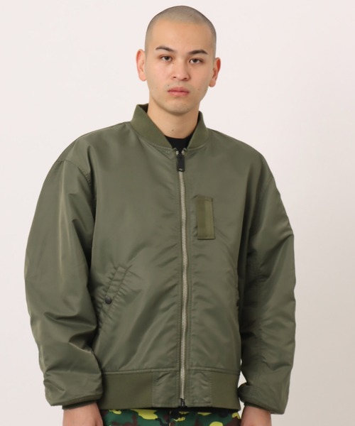 atmos(アトモス)の「atmos Reversible Flight Jacket / アトモス リバーシブル フライト ジャケット(その他アウター・メンズ・ブラック/グリーン系カモフラージュ/グレー系カモフラージュ・M/XL/L)」の17枚目の写真