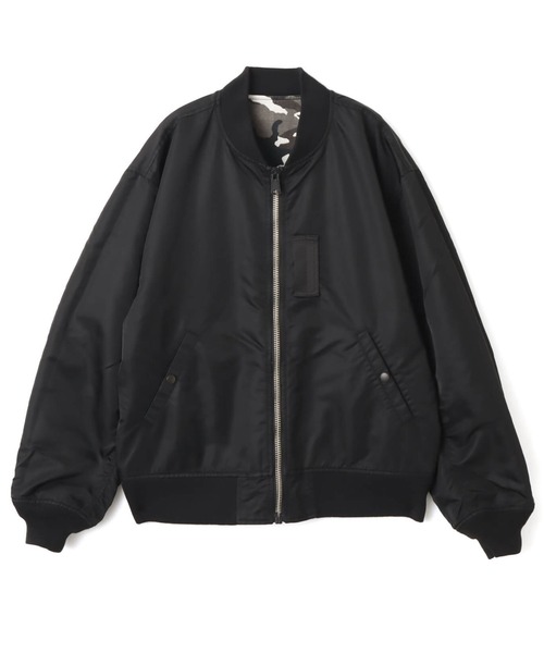 atmos(アトモス)の「atmos Reversible Flight Jacket / アトモス リバーシブル フライト ジャケット(その他アウター・メンズ・ブラック/グリーン系カモフラージュ/グレー系カモフラージュ・M/XL/L)」の6枚目の写真