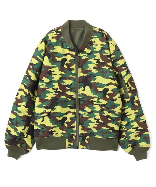 atmos(アトモス)の「atmos Reversible Flight Jacket / アトモス リバーシブル フライト ジャケット(その他アウター・メンズ・ブラック/グリーン系カモフラージュ/グレー系カモフラージュ・M/XL/L)」の16枚目の写真