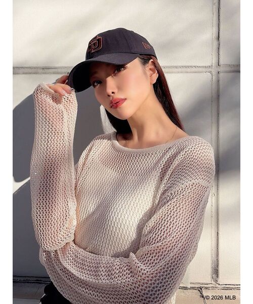 RESEXXY(リゼクシー)の「【MLB × New Era × RESEXXY】 LOGO CAP(キャップ・レディース・ブルー/ネイビー/ピンク・FREE)」の6枚目の写真