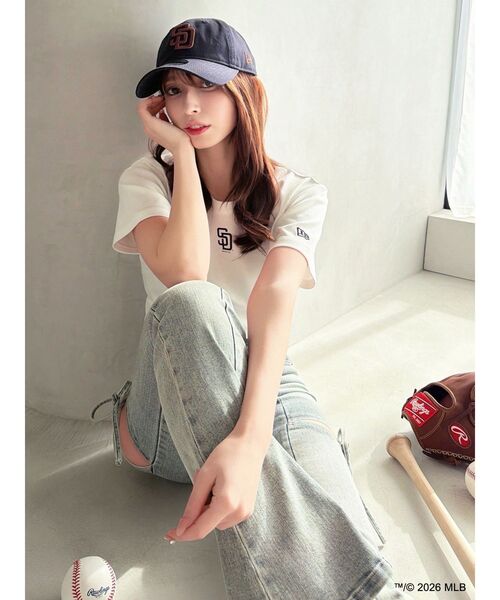 RESEXXY(リゼクシー)の「【MLB × New Era × RESEXXY】 LOGO CAP(キャップ・レディース・ブルー/ネイビー/ピンク・FREE)」の16枚目の写真