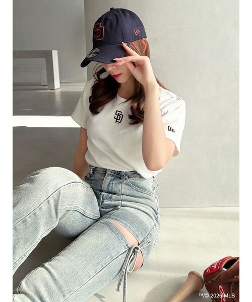 RESEXXY(リゼクシー)の「【MLB × New Era × RESEXXY】 LOGO CAP(キャップ・レディース・ブルー/ネイビー/ピンク・FREE)」の17枚目の写真