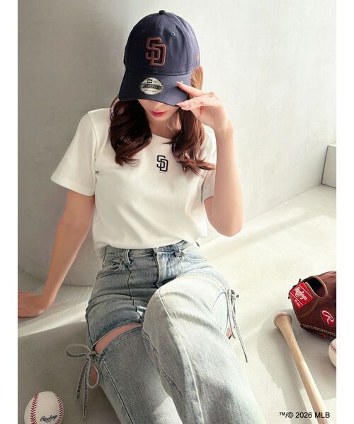 RESEXXY(リゼクシー)の「【MLB × New Era × RESEXXY】 LOGO CAP(キャップ・レディース・ブルー/ネイビー/ピンク・FREE)」の18枚目の写真