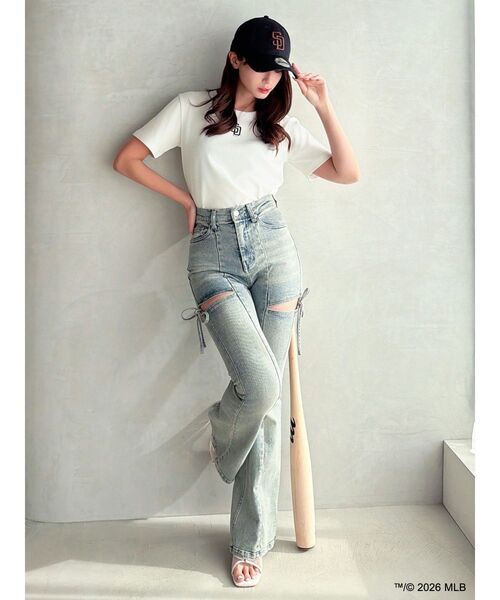 RESEXXY(リゼクシー)の「【MLB × New Era × RESEXXY】 LOGO CAP(キャップ・レディース・ブルー/ネイビー/ピンク・FREE)」の20枚目の写真