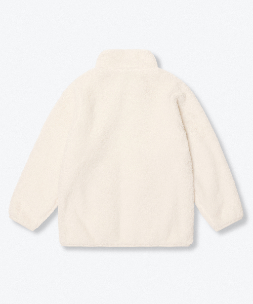 MUSINSA STANDARD KIDS（ムシンサスタンダードキッズ）の「シャギーフリースジップアップジャケット[アイボリー]（ブルゾン・レディース・その他・110/130/100/120）」の8枚目の写真