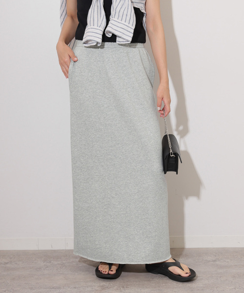 JOURNAL STANDARD relume（ジャーナルスタンダード　レリューム）の「《WEB限定追加》スウェットマキシスカート（スカート・レディース・ブラウン/ブラック系その他/グレー・FREE）」の20枚目の写真