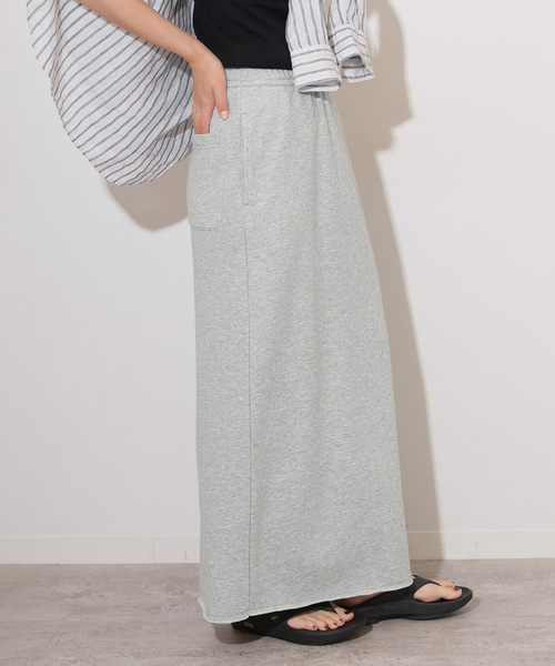 JOURNAL STANDARD relume（ジャーナルスタンダード　レリューム）の「《WEB限定追加》スウェットマキシスカート（スカート・レディース・ブラウン/ブラック系その他/グレー・FREE）」の22枚目の写真