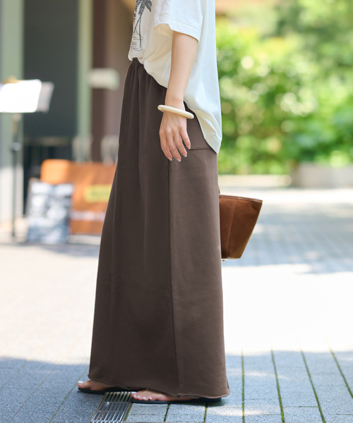 JOURNAL STANDARD relume(ジャーナルスタンダード レリューム)の「《WEB限定追加》スウェットマキシスカート(スカート・レディース・ブラウン/ブラック系その他/グレー・FREE)」の13枚目の写真