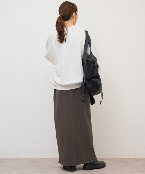 JOURNAL STANDARD relume(ジャーナルスタンダード レリューム)の「《WEB限定追加》スウェットマキシスカート(スカート・レディース・ブラウン/ブラック系その他/グレー・FREE)」の17枚目の写真