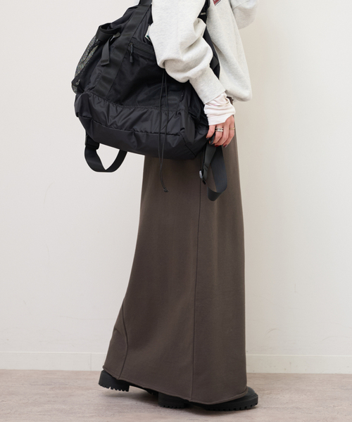 JOURNAL STANDARD relume(ジャーナルスタンダード レリューム)の「《WEB限定追加》スウェットマキシスカート(スカート・レディース・ブラウン/ブラック系その他/グレー・FREE)」の20枚目の写真