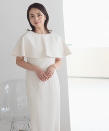 etre pret（エトレプレ）の「ケープ付 2WAY ツイードワンピース（ワンピース）」