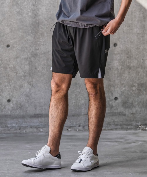 1minute 1second(ワンミニットワンセカンド)の「mp14691-high stretch knit shorts イージーショートパンツ(1M26N080)(その他パンツ・メンズ・ネイビー/ホワイト系その他/ブラック・XL/L/M/S)」の5枚目の写真