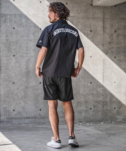 1minute 1second(ワンミニットワンセカンド)の「mp14691-high stretch knit shorts イージーショートパンツ(1M26N080)(その他パンツ・メンズ・ネイビー/ホワイト系その他/ブラック・XL/L/M/S)」の9枚目の写真