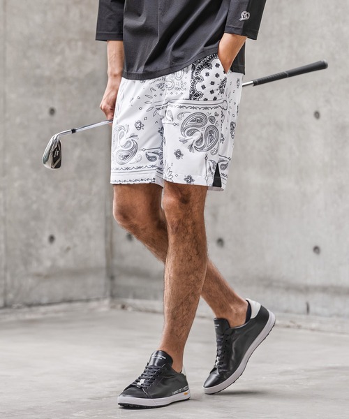 1minute 1second(ワンミニットワンセカンド)の「mp14691-high stretch knit shorts イージーショートパンツ(1M26N080)(その他パンツ・メンズ・ネイビー/ホワイト系その他/ブラック・XL/L/M/S)」の16枚目の写真