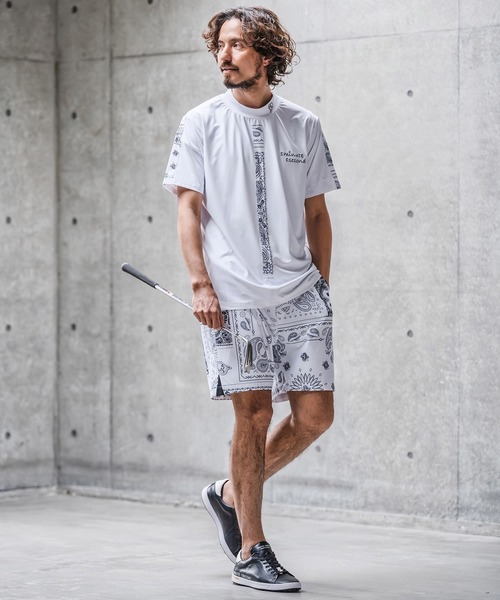 1minute 1second(ワンミニットワンセカンド)の「mp14691-high stretch knit shorts イージーショートパンツ(1M26N080)(その他パンツ・メンズ・ネイビー/ホワイト系その他/ブラック・XL/L/M/S)」の20枚目の写真