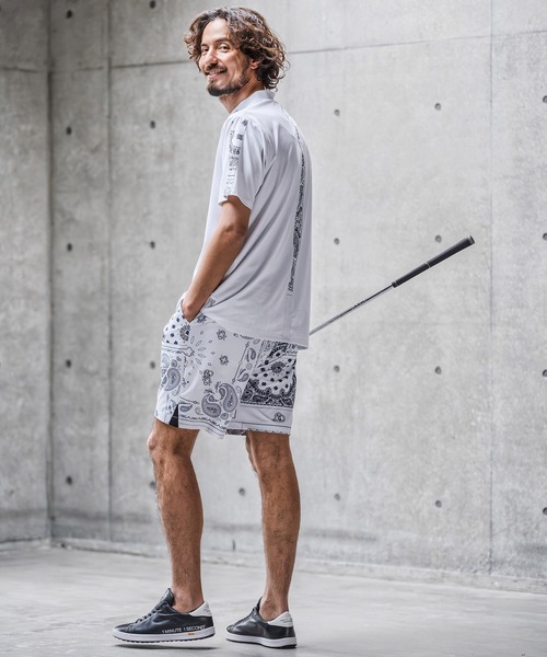 1minute 1second(ワンミニットワンセカンド)の「mp14691-high stretch knit shorts イージーショートパンツ(1M26N080)(その他パンツ・メンズ・ネイビー/ホワイト系その他/ブラック・XL/L/M/S)」の21枚目の写真