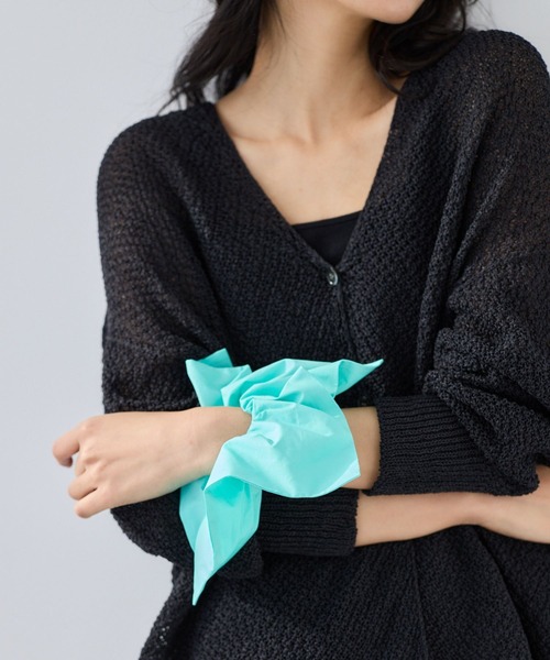 BARNYARDSTORM（バンヤードストーム）の「BARNYARDSTORM / タイプライターシュシュ（シュシュ・レディース・ブラウン/ブルー系その他/イエロー/ブラック/ライトブルー・FREE）」の4枚目の写真