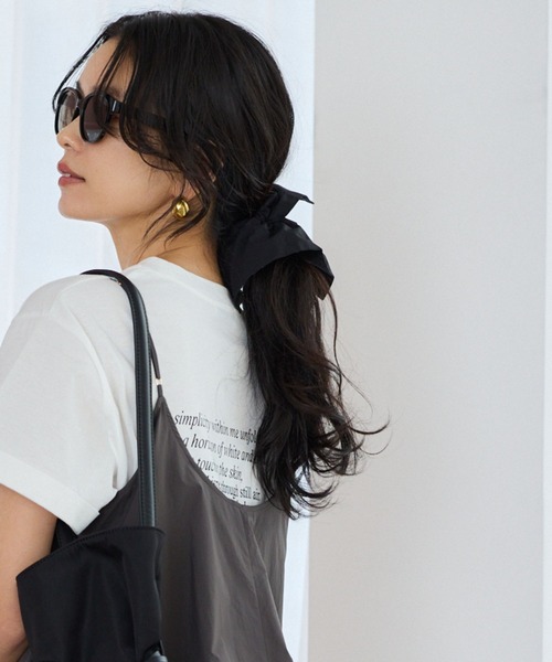 BARNYARDSTORM（バンヤードストーム）の「BARNYARDSTORM / タイプライターシュシュ（シュシュ・レディース・ブラウン/ブルー系その他/イエロー/ブラック/ライトブルー・FREE）」の2枚目の写真