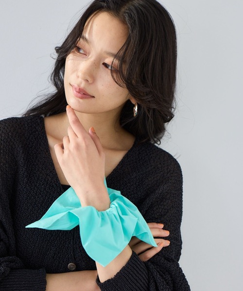 BARNYARDSTORM（バンヤードストーム）の「BARNYARDSTORM / タイプライターシュシュ（シュシュ・レディース・ブラウン/ブルー系その他/イエロー/ブラック/ライトブルー・FREE）」の10枚目の写真