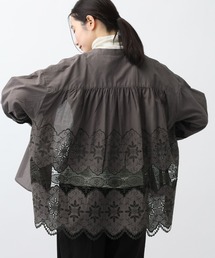 《natural by ckip》カットワーク刺繍ブラウス