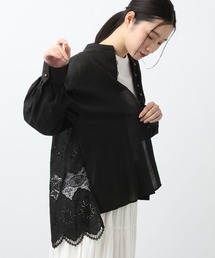 《natural by ckip》カットワーク刺繍ブラウス