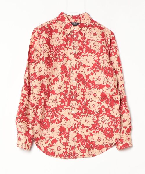 LAUREN RALPH LAUREN（ローレン ラルフ ローレン）の「リラックス フィット フローラル リネン シャツ（シャツ/ブラウス・レディース・レッド・S/M/XS）」の7枚目の写真