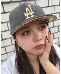 NEW ERA（ニューエラ）の「ニューエラ【NEW ERA】- HOMEGAME別注 ロサンゼルス・ドジャース キャップ 【LOS ANGELES DODGERS - RC 59FIFTY CO LA 8WCORD GRAY 14881901】（キャップ）」