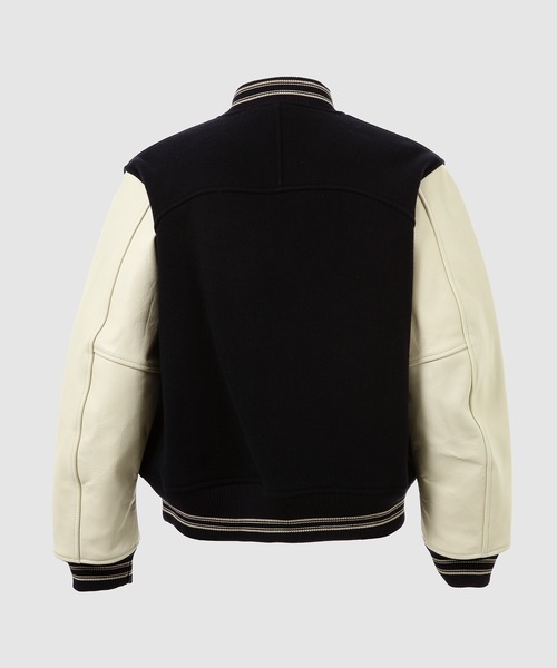 OUAT(オーユーエーティー)の「WOOL VARSITY JACKET(その他アウター・メンズ・ネイビー・1/2)」の3枚目の写真