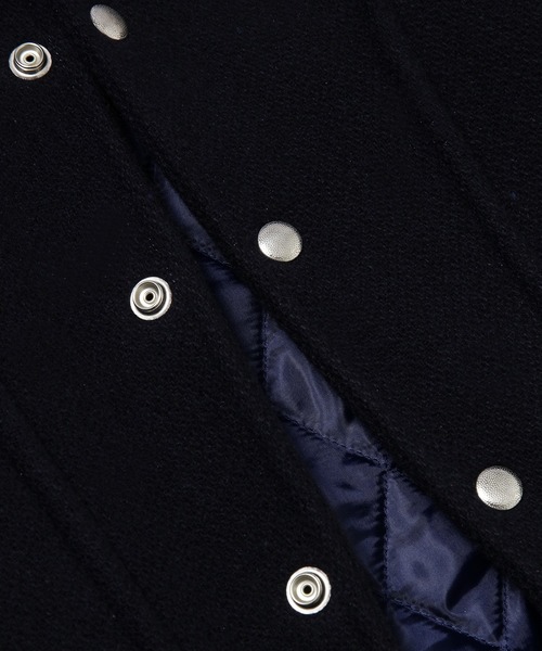 OUAT(オーユーエーティー)の「WOOL VARSITY JACKET(その他アウター・メンズ・ネイビー・1/2)」の5枚目の写真