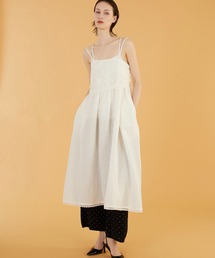 crinkle crinkle crinkle | 【crinkle crinkle crinkle】embroidey chief cami onepiece/エンブロイダリーチーフキャミワンピース(ワンピース)