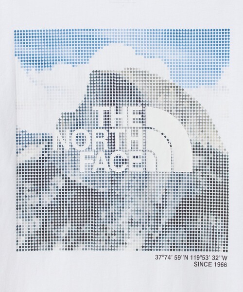 THE NORTH FACE(ザノースフェイス)の「<THE NORTH FACE>ハーフドーム デジタル スクエア Tシャツ(Tシャツ/カットソー・メンズ・ホワイト/ブラック・XL/M/L)」の14枚目の写真