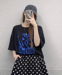 pyornim（ピョルニム）の「【26年春夏新作】【綿100%】アートグラフィック半袖 BIG Tシャツ　ユニセックス　オーバーサイズ（Tシャツ/カットソー）」