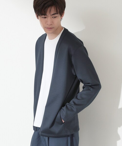 THE SHOP TK （ザ ショップ ティーケー ）の「スエードタッチカーディガン 洗濯機OK（カーディガン/ボレロ・メンズ・グレー・02/03/04）」の8枚目の写真