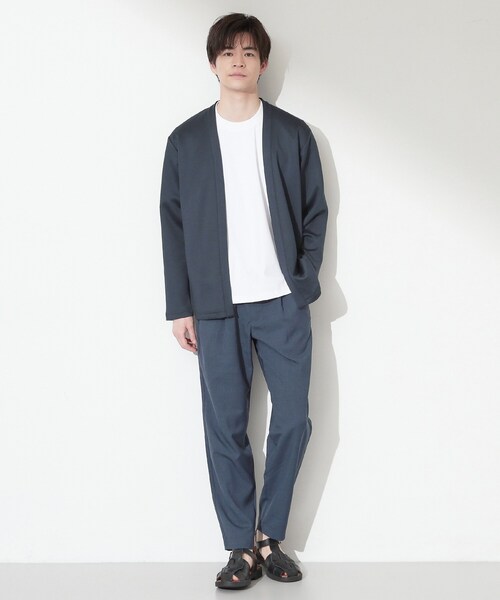 THE SHOP TK （ザ ショップ ティーケー ）の「スエードタッチカーディガン 洗濯機OK（カーディガン/ボレロ・メンズ・グレー・02/03/04）」の6枚目の写真