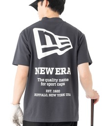 ニューエラゴルフ モックネック半袖Tシャツ ボックスロゴ ONSPOTZ別注