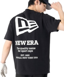 ニューエラゴルフ モックネック半袖Tシャツ ボックスロゴ ONSPOTZ別注