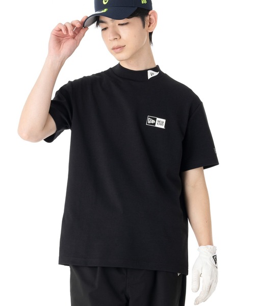 NEW ERA(ニューエラ)の「ニューエラゴルフ モックネック半袖Tシャツ ボックスロゴ ONSPOTZ別注(ポロシャツ・メンズ・グレー/ブラック/ホワイト・L/S/M/XXL/XL)」の21枚目の写真