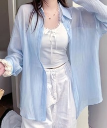スプリングシアーシャツ