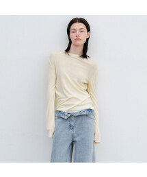 AN INTERLOCK LONG SLEEVE TEE (T-7170)