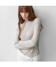 AN INTERLOCK LONG SLEEVE TEE (T-7170)